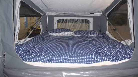 Ecocampor Best Mini Offroad Rimorchio da campeggio pieghevole posteriore in vendita per 2 persone